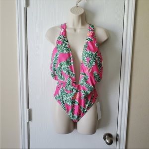 Goodnight Macaroon Milan Pink One Piece Swimsuit …